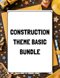 Printable Construction Birthday Party Basic Bundle – Editable Invitation & Thank You Cards | Instant Download