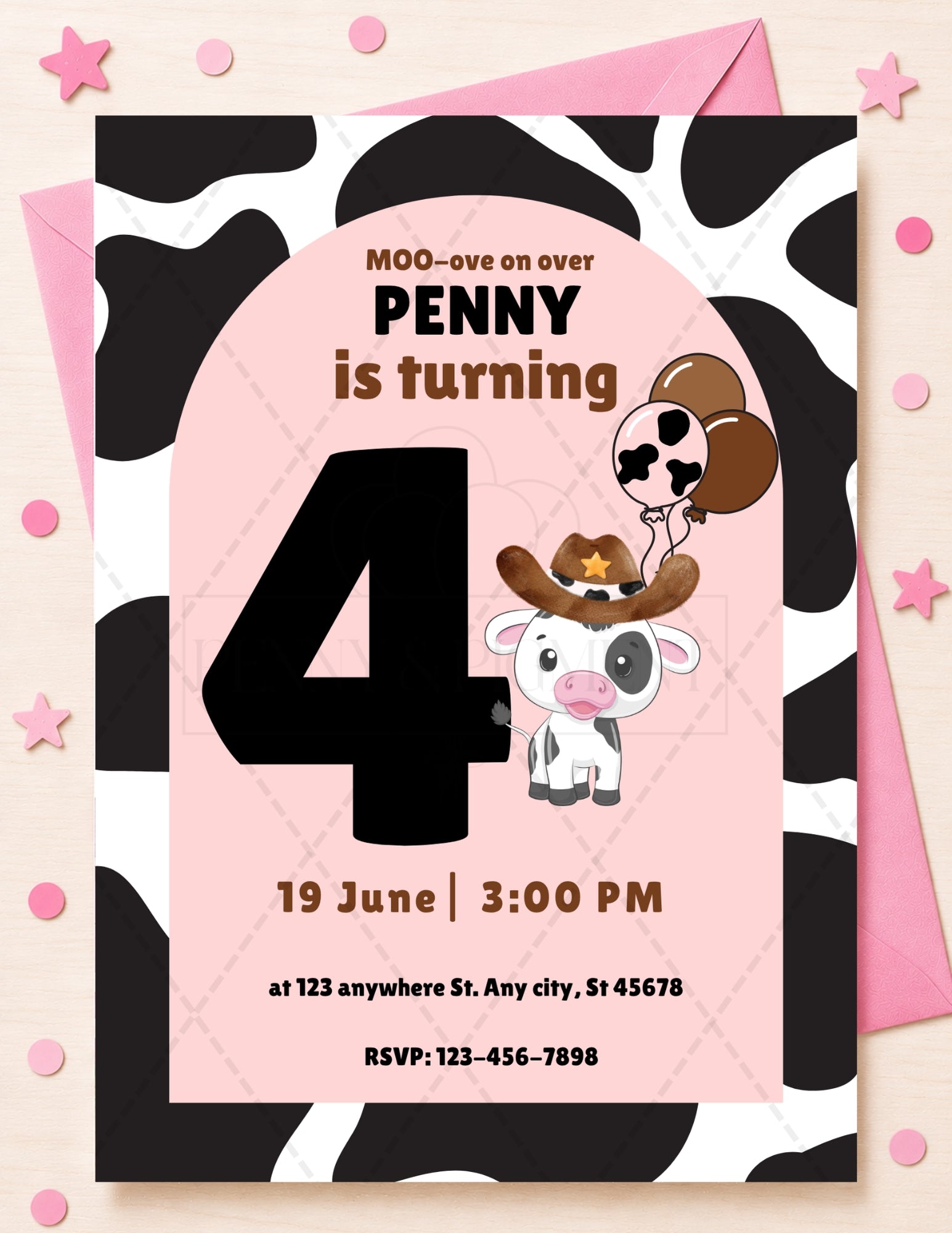 Printable Cow Birthday Party Bundle – Invitation, Games, Banner & More | Instant Download