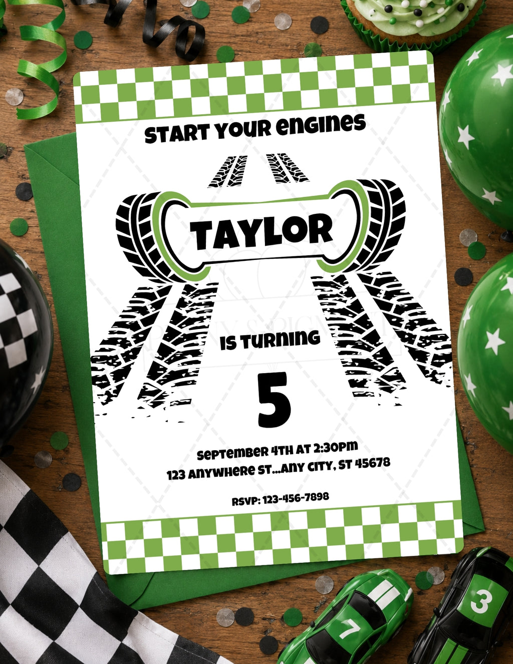 Race Car Birthday Party Basic Bundle | Printable Party Pack
