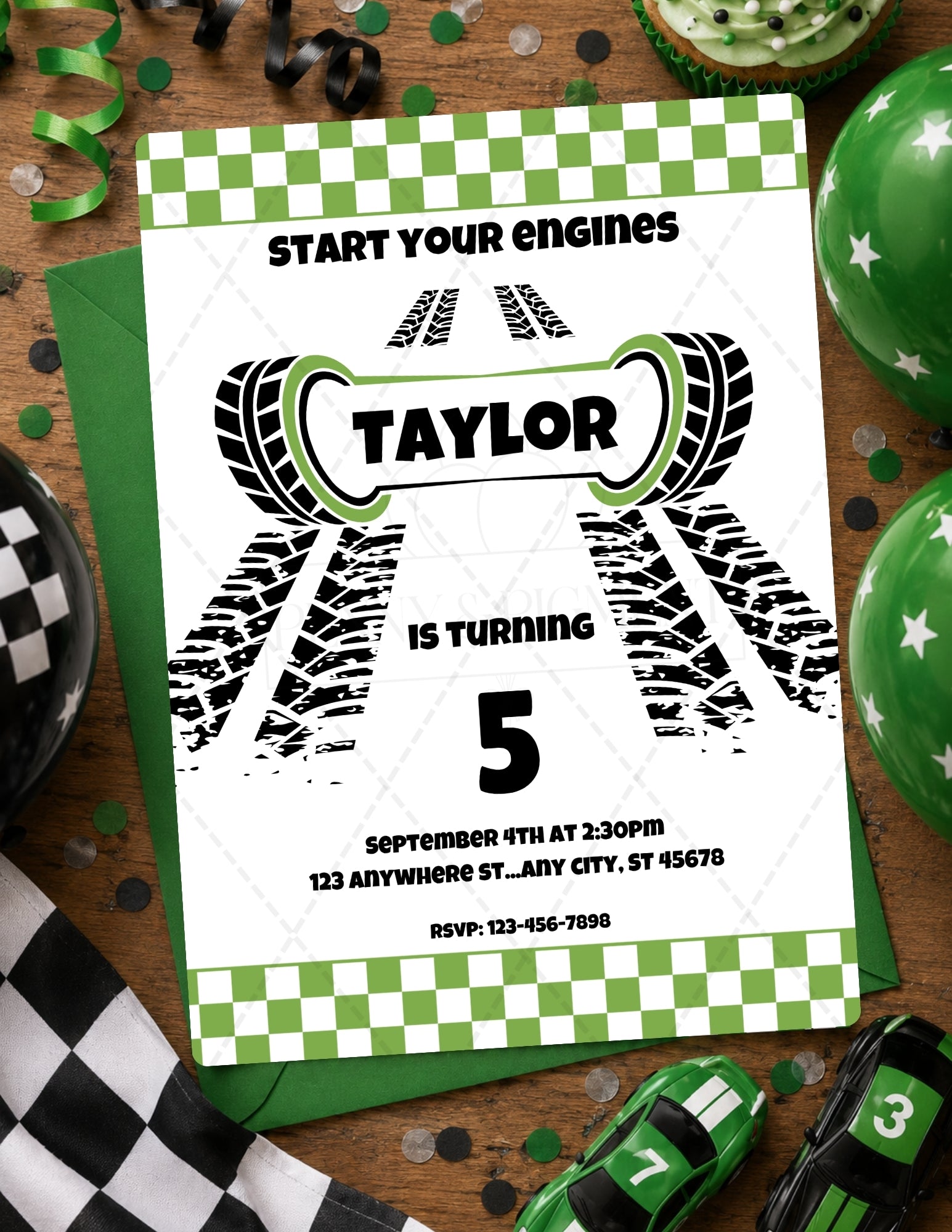 Race Car Birthday Party Basic Bundle | Printable Party Pack