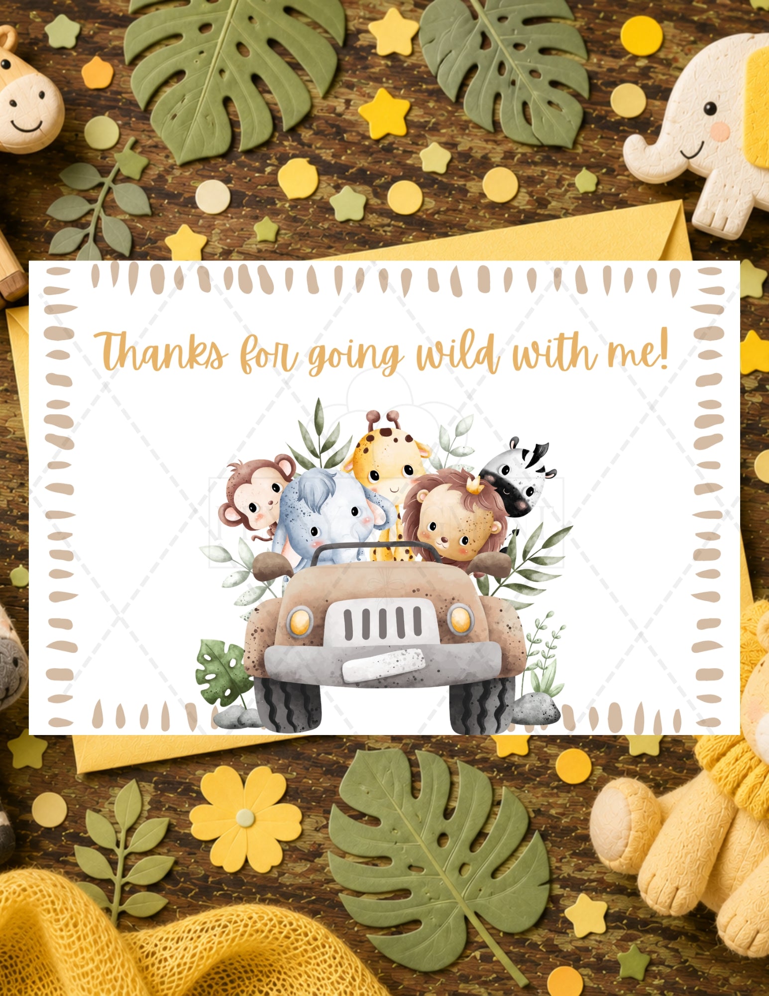 Printable Safari Birthday Party Bundle – Invitation, Games, Banner & More | Instant Download