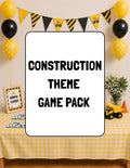Printable Construction Birthday Party Game Pack – Bingo & Pin the Load on the Dumptruck | Instant Download