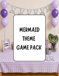 Printable Mermaid Birthday Party Game Pack – Bingo & Pin the Tail on the Mermaid | Instant Download