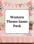 Western Birthday Party Game Pack | Printable Party Games