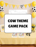 Printable Cow Birthday Party Game Pack – Bingo & Pin the Spots on the Cow | Instant Download