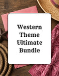 Western Birthday Party Ultimate Bundle | Complete Printable Party Pack