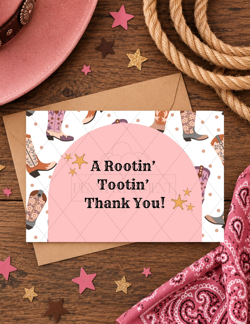 Western Birthday Party Basic Bundle | Printable Party Pack