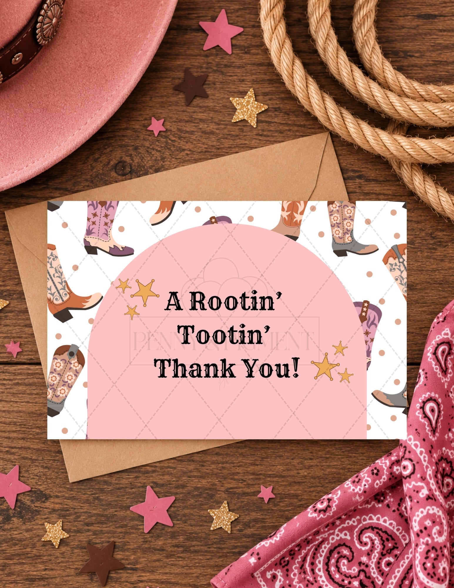 Western Birthday Party Basic Bundle | Printable Party Pack