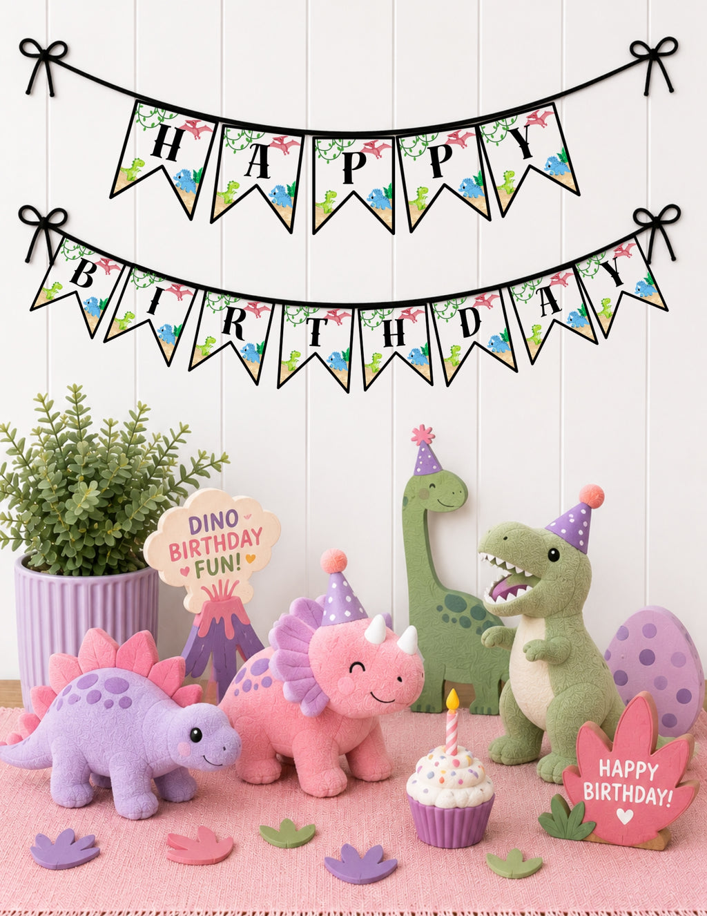 Printable Dinosaur Birthday Party Bundle – Invitation, Games, Banner & More | Instant Download