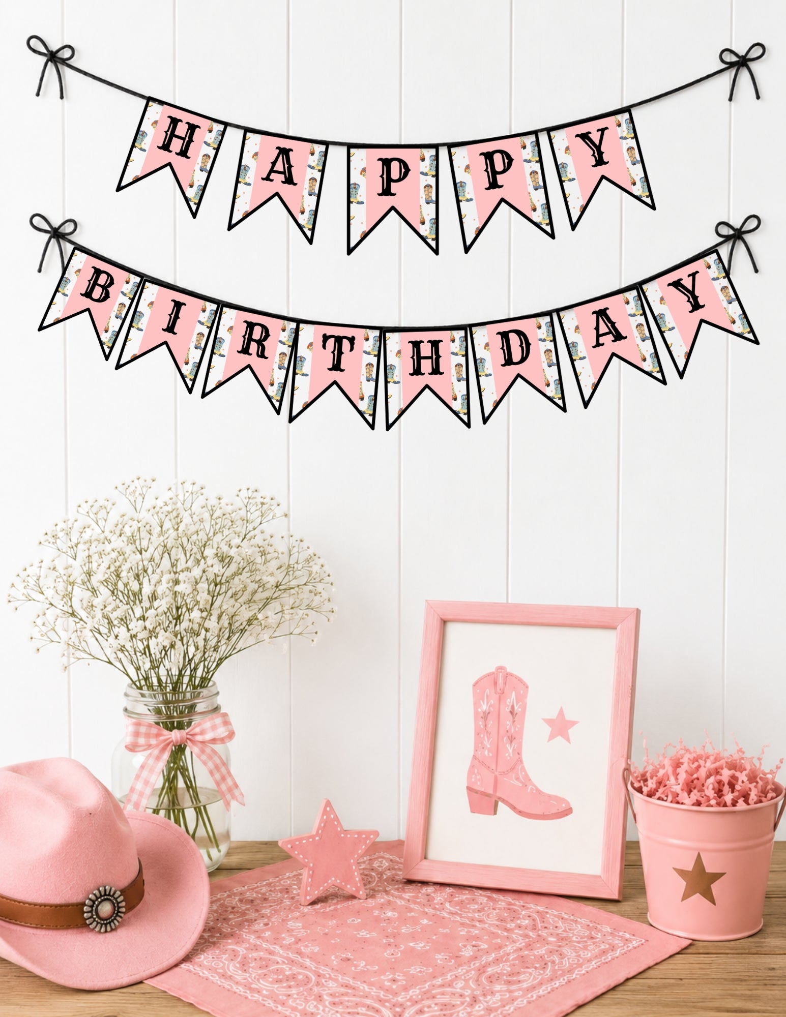 Western Birthday Party Ultimate Bundle | Complete Printable Party Pack