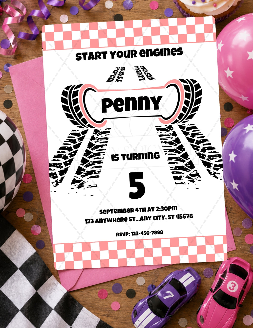 Race Car Birthday Party Ultimate Bundle | Complete Printable Party Pack